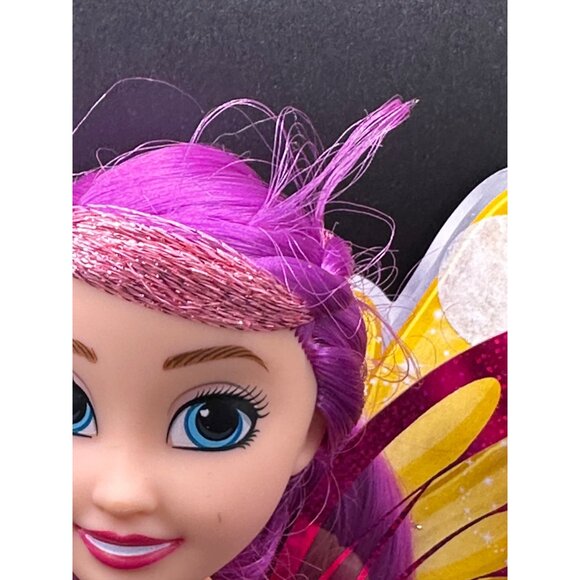 NWT Zuru Sparkle Girlz Fairy Princess Doll Glittery Wings Pink Purple 12” NEW - Picture 7 of 7